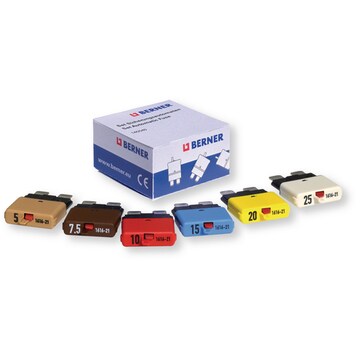 Sicherungsautomaten-Set 5 A - 25 A, 6-teilig